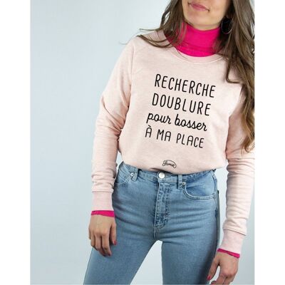 LOOKING FOR LINING TO BOSS IN MY PLACE - Sweater Pink Heather