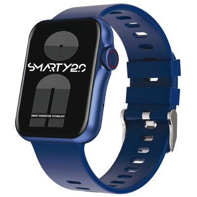 SW022C - Smarty2.0 Connected Watch - Silikonarmband - Chrono, Foto, Herzfrequenz, Blutdruck, Kurslayout
