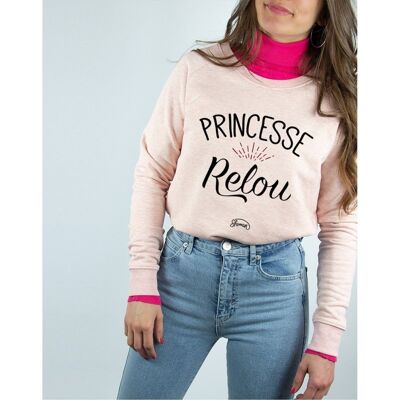 PRINCESSE RELOU - Heather Pink Sweatshirt