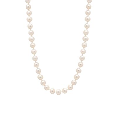 Large Natural Freshwater Real Pearl Strand Necklace