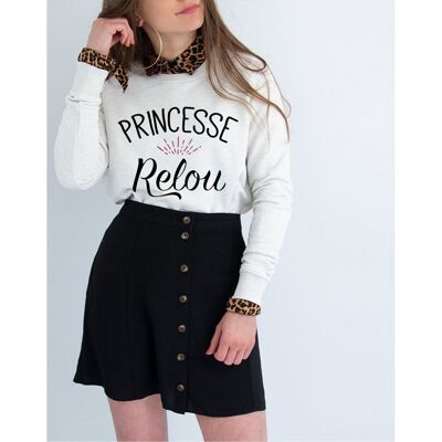 PRINCESSE RELOU - Cremefarbenes Sweatshirt