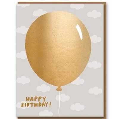 Gold balloon