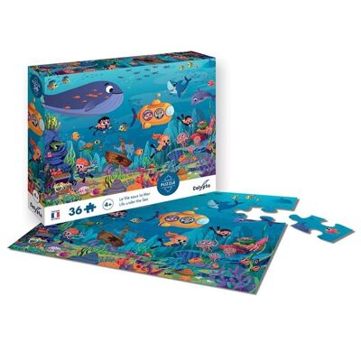 Puzzle Calypto 36 pièces - La vie sous-marine