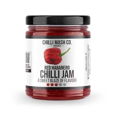 Confiture de piment Habanero | 190 g | Chilli Mash Co.| Douce Flamme de Saveur