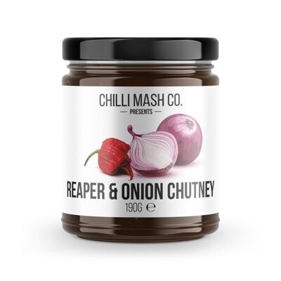 Chutney de cebolla y segador | 190 g | Chilli Mash Co.| Dulce toque de cebolla roja