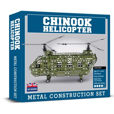 Chinook-Helikopter-Metallbausatz