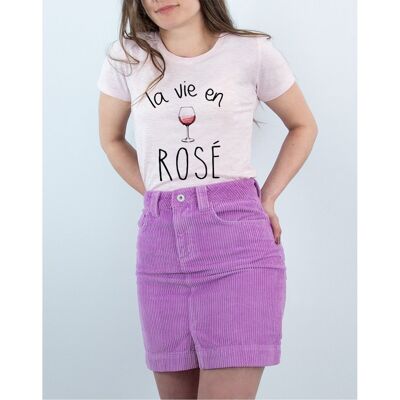 LA VIE EN ROSÉ - Heather Pink T-Shirt