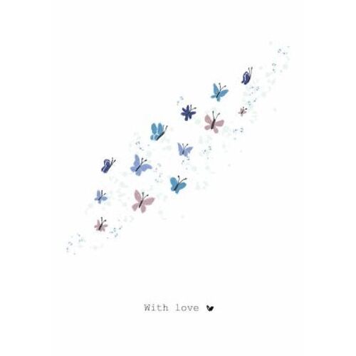 With love - vlinders