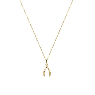 Collar con espoleta grande de oro macizo de 9 quilates