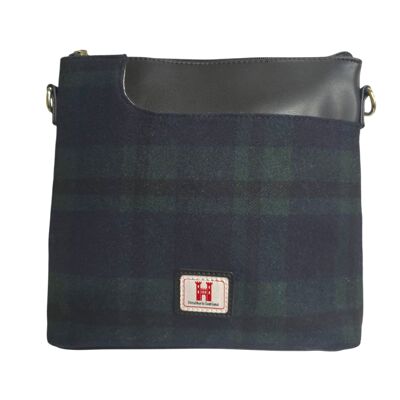 Strathurie Black Watch Tweed Ladies Crossbody Shoulder Bag H2307