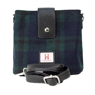 Strathurie Black Watch Tweed Ladies Bucket Style Bag H2303