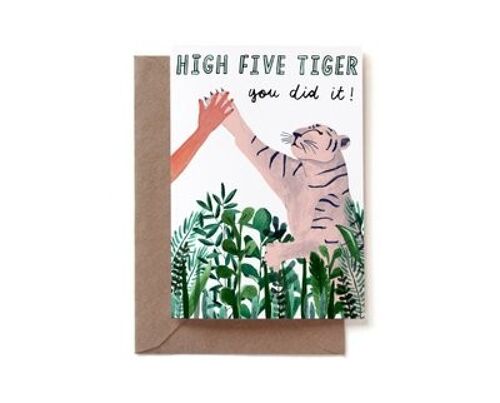 High five tiger