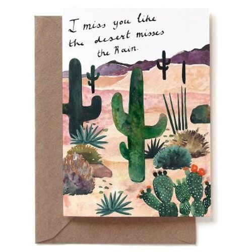 Miss you rain in the desert