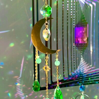 Arc en ciel mini lune chance prospérité