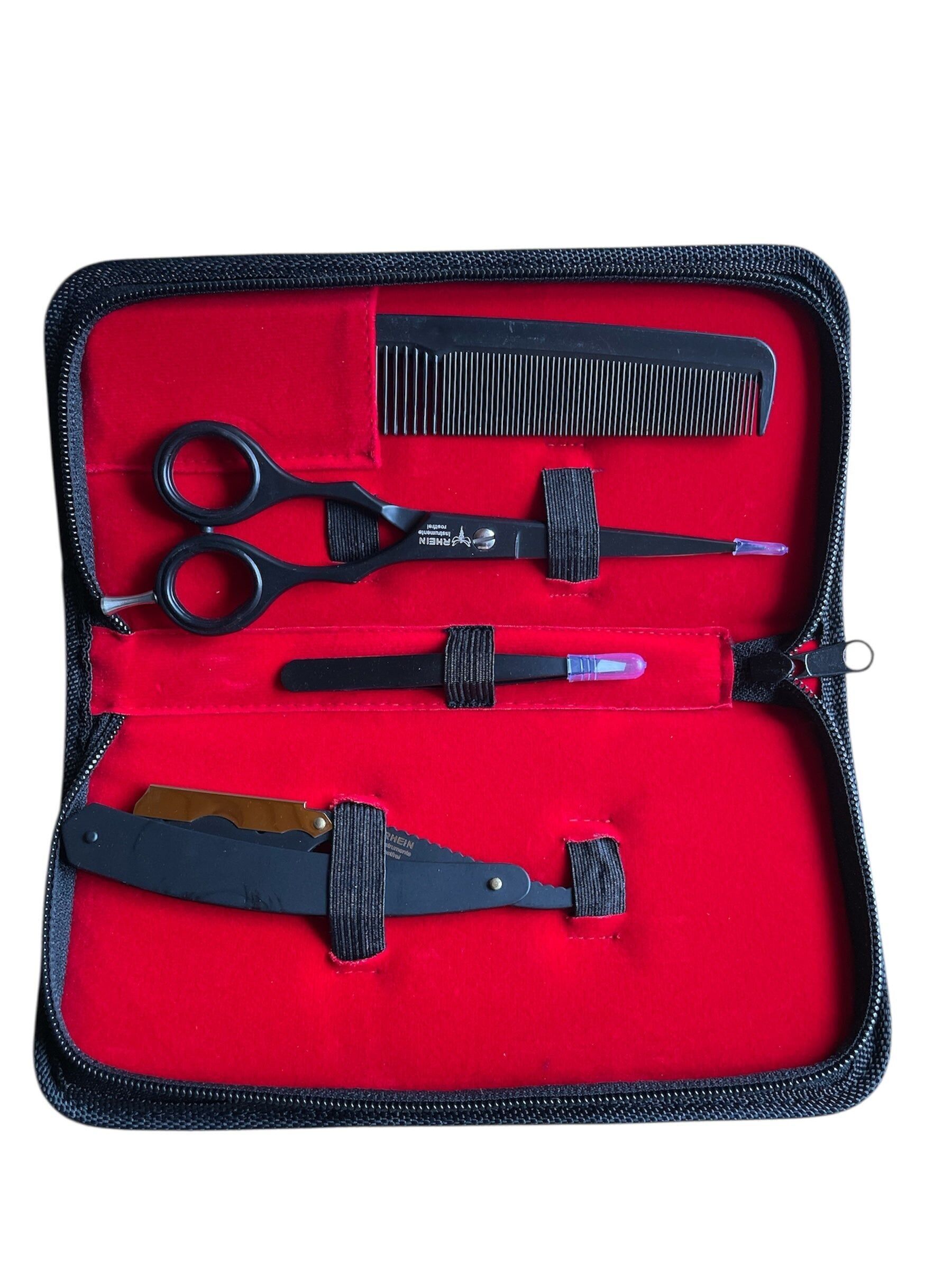 4-piece barber hairdressing set