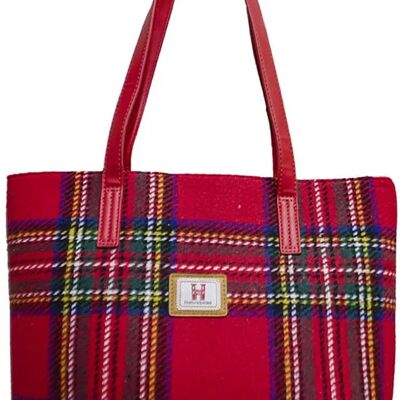 Strathurie Ladies Tweed Stewart Tartan Plaid Tote Shopper Bag KATRINE 8001