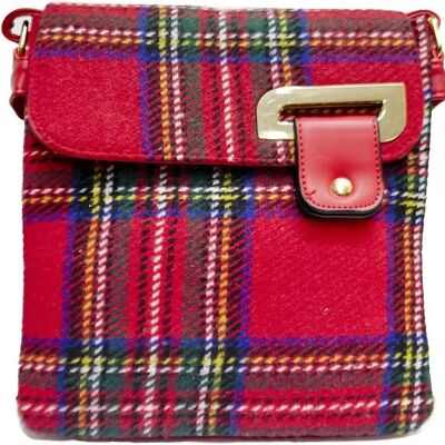 Srathurie SHIEL Crossbody Bag Stewart-1 Tartan Plaid A04