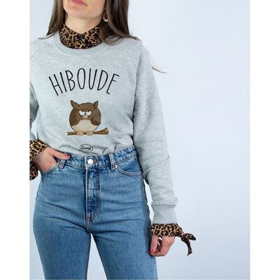 HIBOUDE - Gray heather sweatshirt