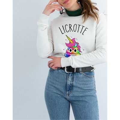 LICROTTE - Sudadera Crema