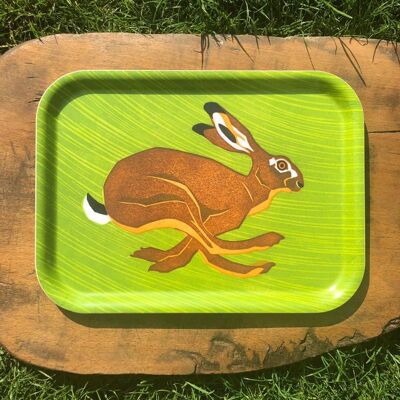 Hurry Hare Birchwood Tray