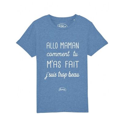 Allo trop beau bleu T-Shirt