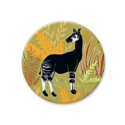Runder Magnet Okapi (Durchmesser 38 mm)