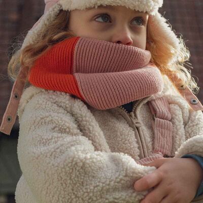 Snood tricolore rosa Cosmic Girl AW25 | Bambino
