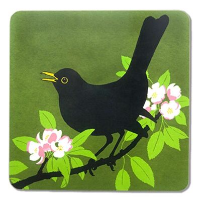 Blackbird & Apple Blossom Placemat