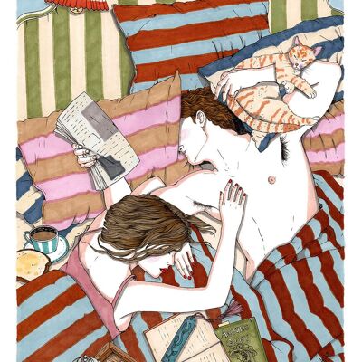 Letto - Stampa artistica