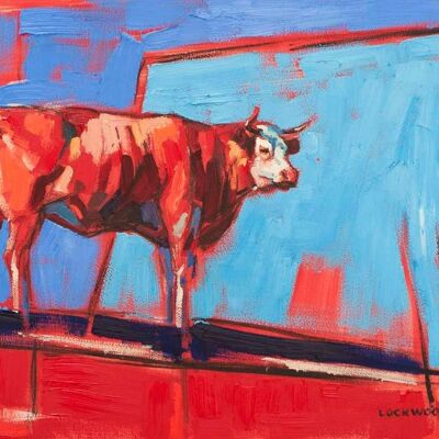 Cow Study 22 Greeting Card