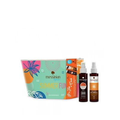 Pochette cadeau Summer Fun It's Tan O Clock Messinian Spa
