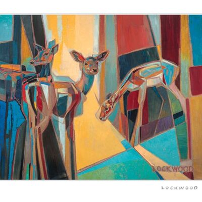 Deer in the Glade Greeting Card