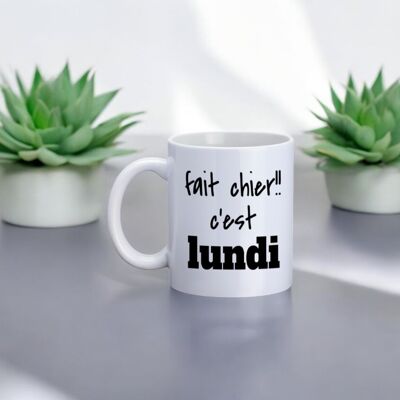 Tazza, "Merda!! È lunedì