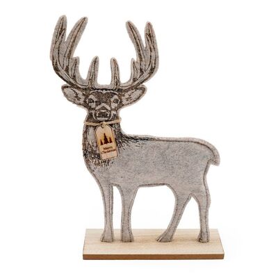 30cm Reindeer Decoration on Stand