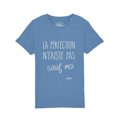 Perfection does not exist except me blue t-shirt