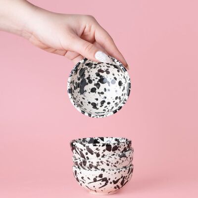 Mini bol moucheté fait main | Parfait pour la sauce soja et les sushis - GALAXIA