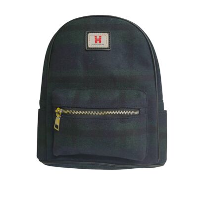 Strathurie Black Watch Tweed Ladies Tartan Plaid Backpack 2137