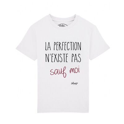 Perfection does not exist except me white t-shirt