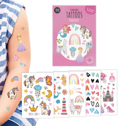 Compra Set di tatuaggi per bambini fantasia all'ingrosso