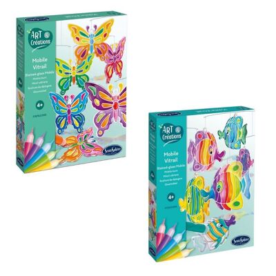 Kit di artigianato mobile in vetro colorato Sentosphere Art & Creations