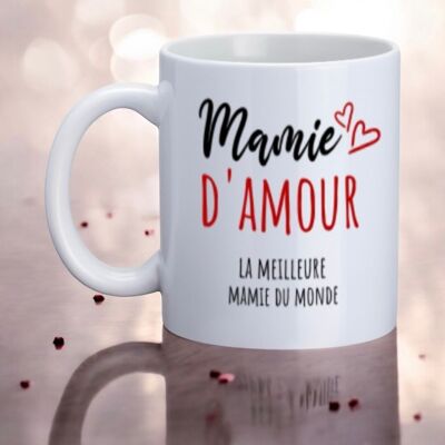 Mug, "Lovely granny, the best granny in the world"