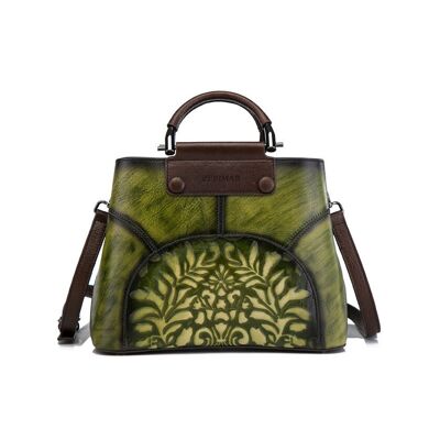 Zerimar Women's Leather Bag - Exclusive and Casual Engraved