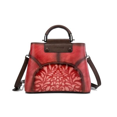 Zerimar Women's Leather Bag - Exclusive and Casual Engraved
