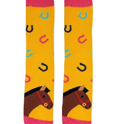 Chaussettes Mini Squelch Cheval Orange