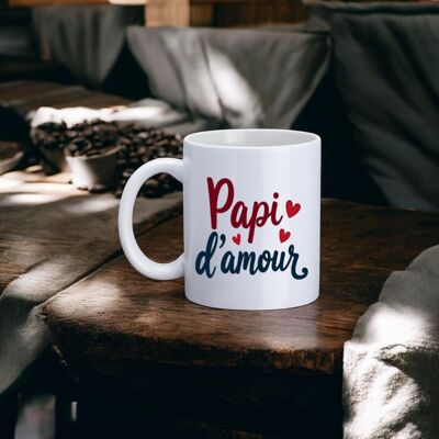 Mug, "Papi d'amour" (love)