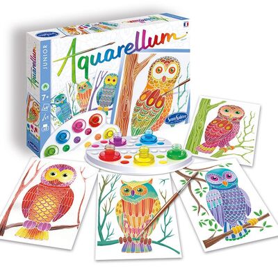 Malset für Kinder - Aquarellum Eulen - Mittel