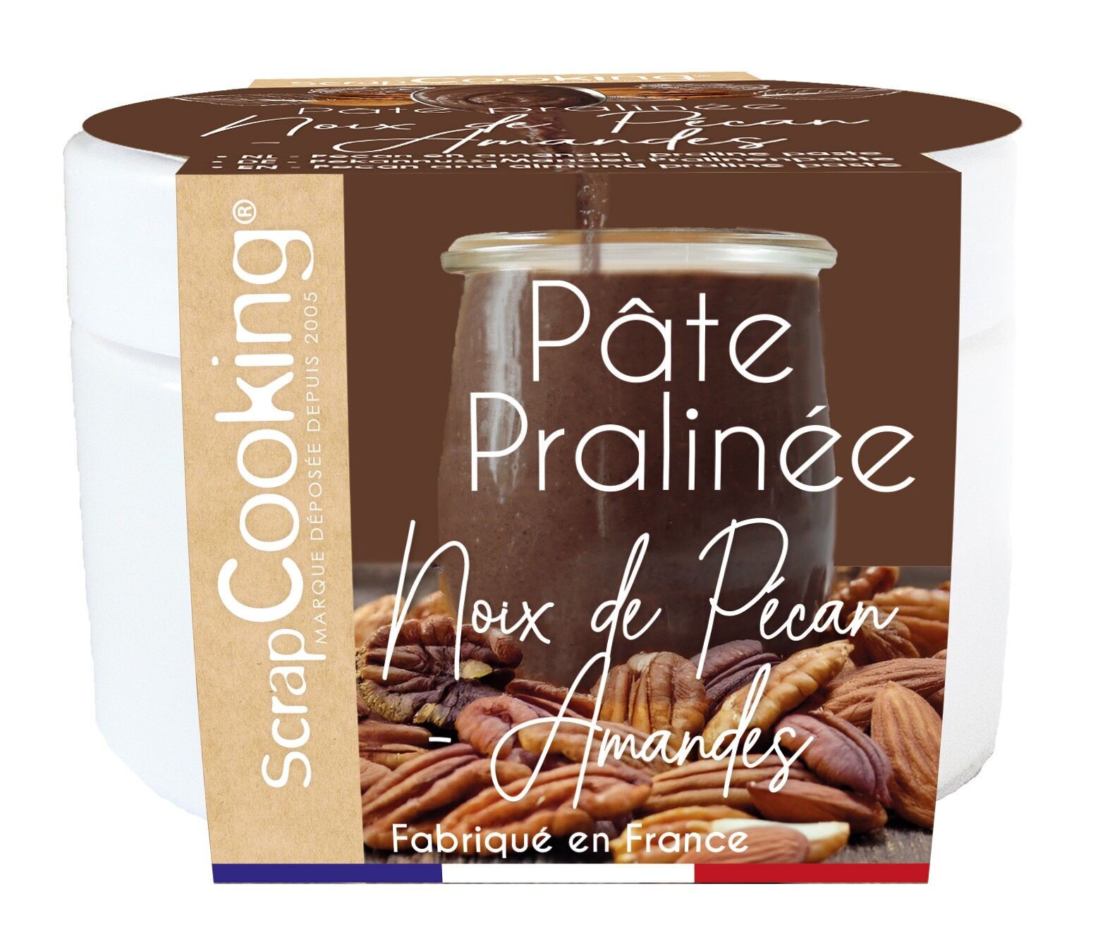 Pasta pralinata di noci pecan e mandorle 200 g