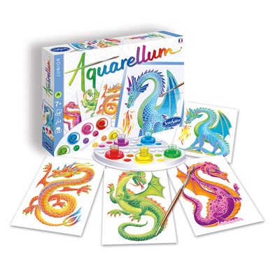 Malen nach Zahlen - Aquarellum Dragons - Medium