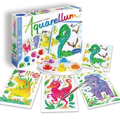 Malen nach Zahlen - Aquarellum Dinosaurier - Mittel