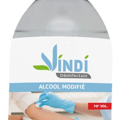 Vindi Désinfectant - alcool modifié 70° - Flacon de 250ml - Fabrication Française - Désinfection peau saine